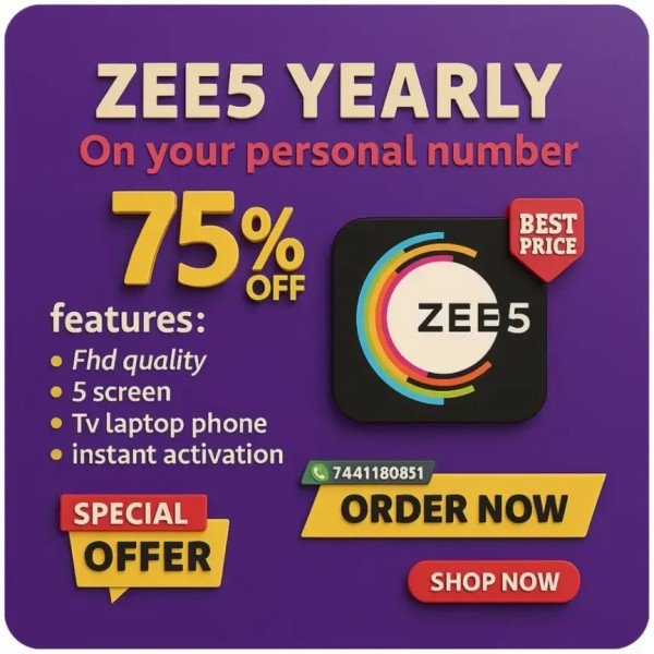 ZEE5 yearly subscription