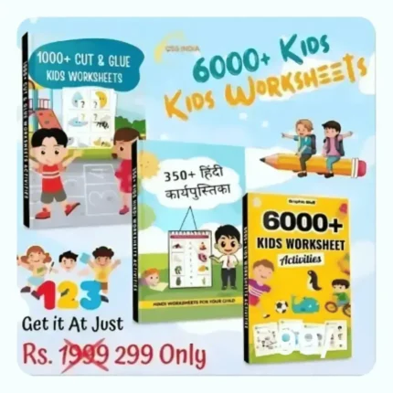 14,000+ Kids Worksheets Bundle